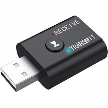 2-in-1 HiFi Bluetooth Transmitter and Receiver Adapter with 3.5mm AUX Cable for TV, PC, and Car
