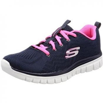 Skechers para mujer. Zapatillas Graceful- Get Connected marino