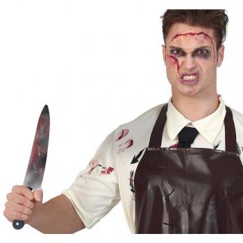 Cuchillo de Halloween Ensangrentado de 35 cm