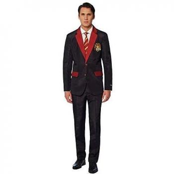 Slytherin Swashbuckler: Men’s Harry Potter Novelty Suit & Tie – S