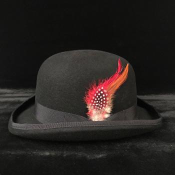Men's and Women's Wool Felt Derby Bowler Hat
