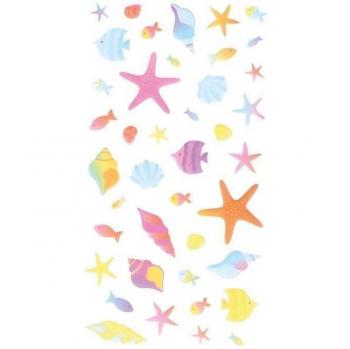 Puffies Sirènes & Coquillages 3D Stickers