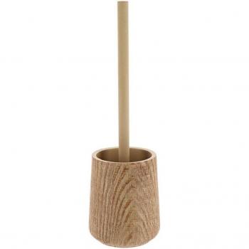 Brosse WC Bois Écologique Polyresine Tendance