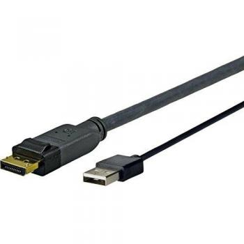 VivoLink PRODPUSB2 2m DisplayPort USB A Black Adapter