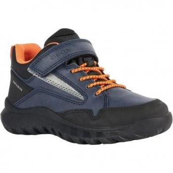 Geox Simbyos Abx Gewaxte Vrijetijdsschoenen voor Kinderen