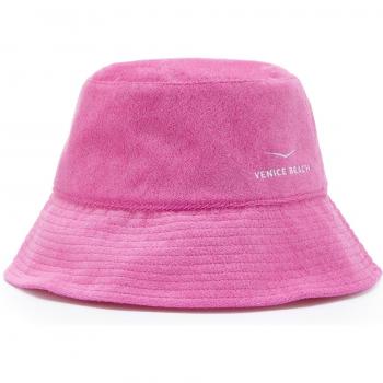 Venice Beach Sommer-Bucket Hut Damen – Kunstfaser, einfarbig