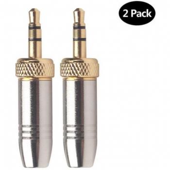 3.5mm Male Plug Connector with M6 Thread for Wireless Microphone