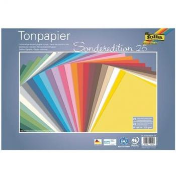 Folia Tonpapier 350 x 500 mm, 130 g/m², sortiert