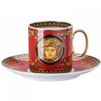 Versace Tazza da Caffè Medusa Rosso