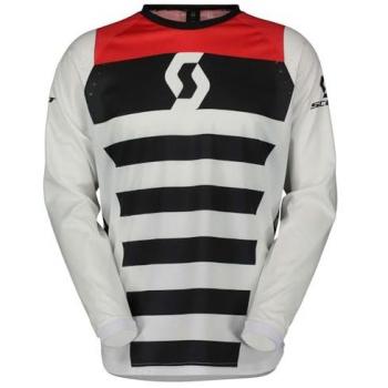 Maglia Motocross Scott Evo Race Bianco Rosso L