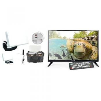 EASYFIND TV Camping Komplett-Set Traveller Kit 2, LED-TV 48 cm (19)