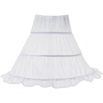 Falda Infantil Blanca Elegante