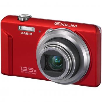 CASIO EXILIM Digitalfotoapparat 12,5× Zoom Rot – 14 Mio. Pixel