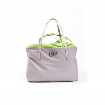 Byblos Gray Shopper Tote Bag