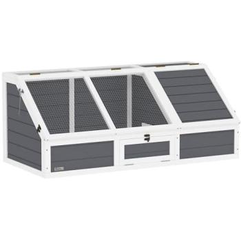 Terrario para Reptiles PawHut con Puerta Abrible 120x55x50 cm