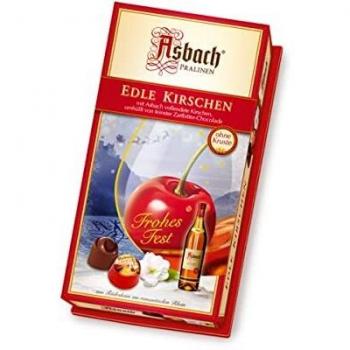 Asbach Kirschpralinen aus Zartbitterschokolade mit Füllung 100g