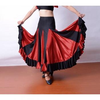 Spanish Dance Half Skirt F1302