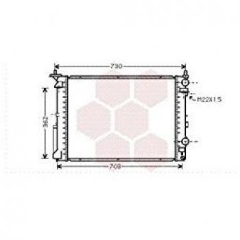 Raffreddamento Motore Van Wezel 43002259