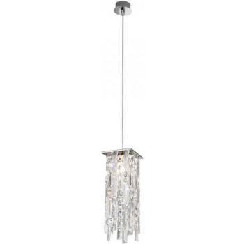 Kolarz Lighting Prisma Designer Crystal Pendant Light, Polished Gold, 1x G9