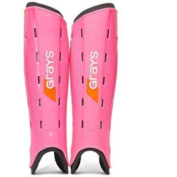 S/Guard G‑600 Grays Hockey Leg Protectors – 2XS, Pink/Black