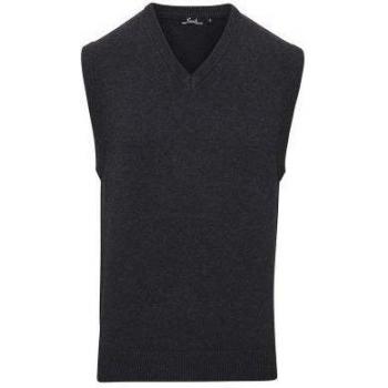 Chaleco Premier de Punto Sin Mangas para Hombre - Color Carbón, Talla S