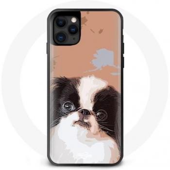 Carcasa Elegante iPhone 13 en Estilo de Perro Japonés