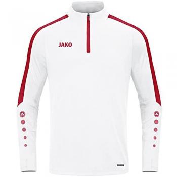 JAKO Power Sweatshirt Kids Weiss Rot F004 164