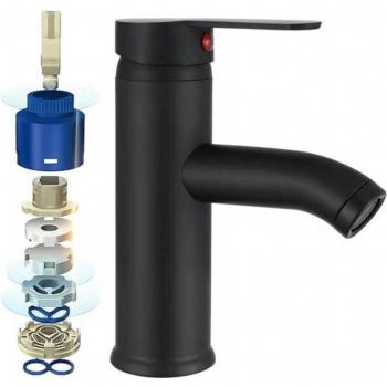 Mitigeur lavabo noir