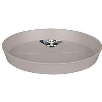 Elho Loft Urban Warm Gray Round Saucer Stand, 19 CM