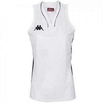 Kappa Caira Camiseta Baloncesto Mujer Blanco M