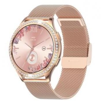 EKO Connected Watch 5.2 – Smartwatch mit Anti‑Diebstahl & Mesh‑Armband