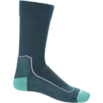 Calze trekking Icebreaker Hike Plus Light Crew Femminile Verde