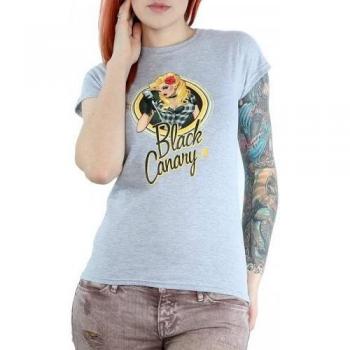 DC Bombshells Black Canary Badge T-Shirt