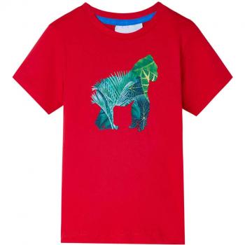 VidaXL Youth T-shirt Red 128