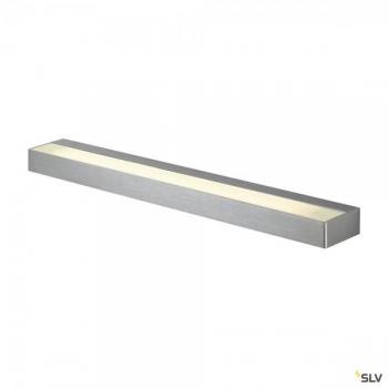 Applique LED Sedo 14 W Carrée en Alu Brossé avec Verre Satiné