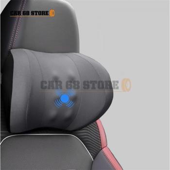 Reposacabezas de masaje para automóvil, eléctrico, con espuma de memoria, 6 modos y 3 ajustes de intensidad