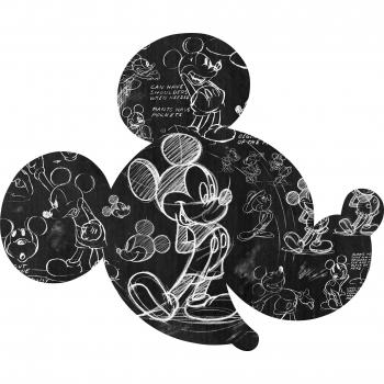 Sticker Mickey en Noir & Blanc – Version Enfant