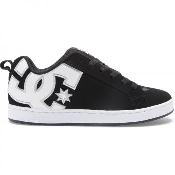 Zapatilhas DC Shoes Graffik Court Preto e Branco