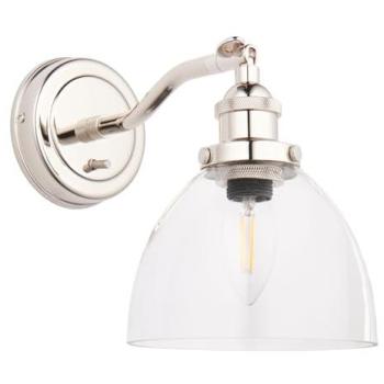 Hansen “Clear Dome” Wall Geyser Light