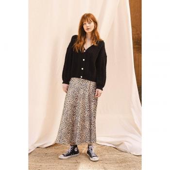 Falda Estampada AnimalPrint de Molly Bracken
