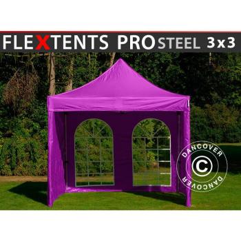 Carpa Rápida Morada 3x3m DANCOVER