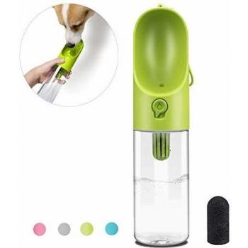 PETKIT EVERSWEET Travel One-Touch Reiseflasche, grün, 400ml