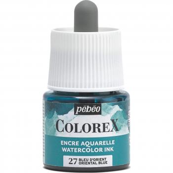 Pebeo Bastelfarbe Colorex Wassertinte Orientblau 45 ml
