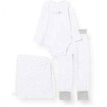 Body Infantil Estilo Schiesser en Gris/Blanco