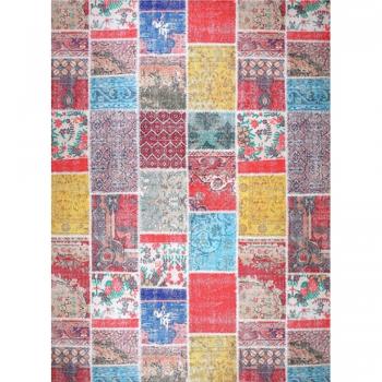 Tapis Tetris 80 x 150 cm - bleu