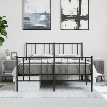 VIDAXL - Comodini con Ante in Vetro 2pz Grigio Sonoma 35x37x50 cm 67406