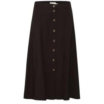 A-Linien-Rock Schwarze Eleganz