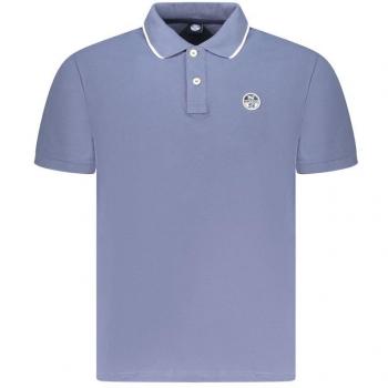 Blue Cotton 2XL Navy Male Polo with Nautical Elegance