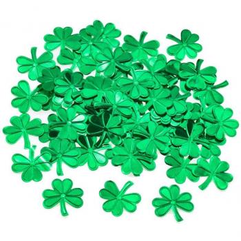 Festival de St. Patrick: Decoración Verde Oscuro con Confeti y Lentejuelas
