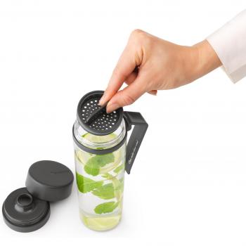 Gourde infuseur Brabantia Make & Take 0,5 L gris foncé